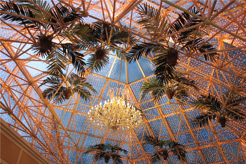 成都仿真玻璃钢大树案例，广西北海海滩大酒店 (2)