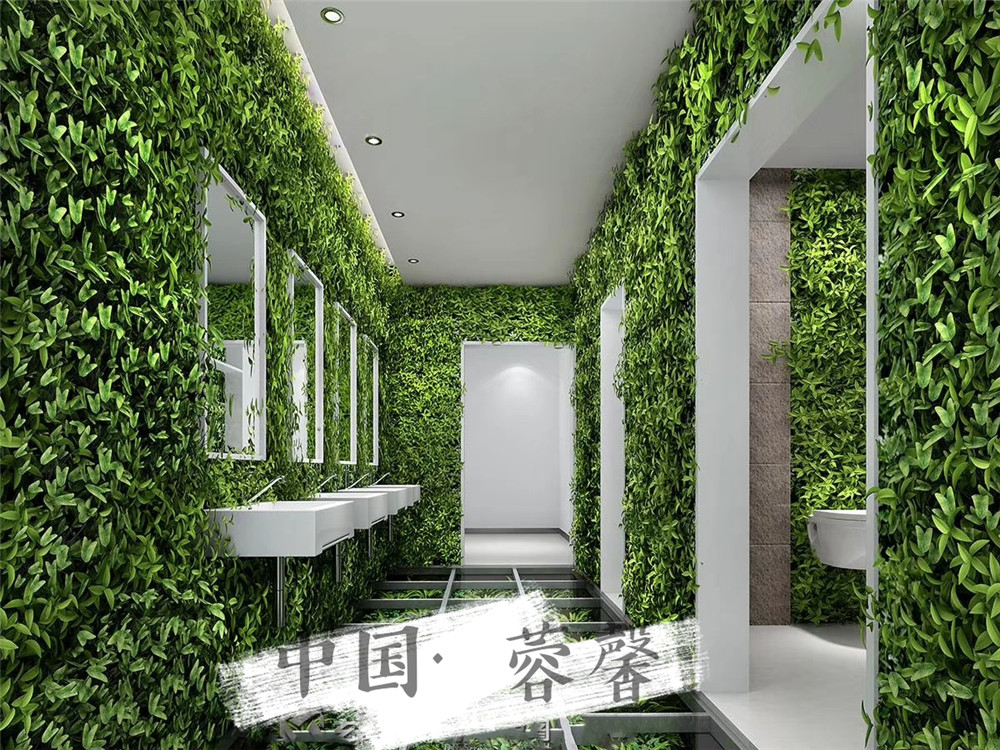 成都垂直绿化室内装饰案例，泛悦国际生态咖啡厅