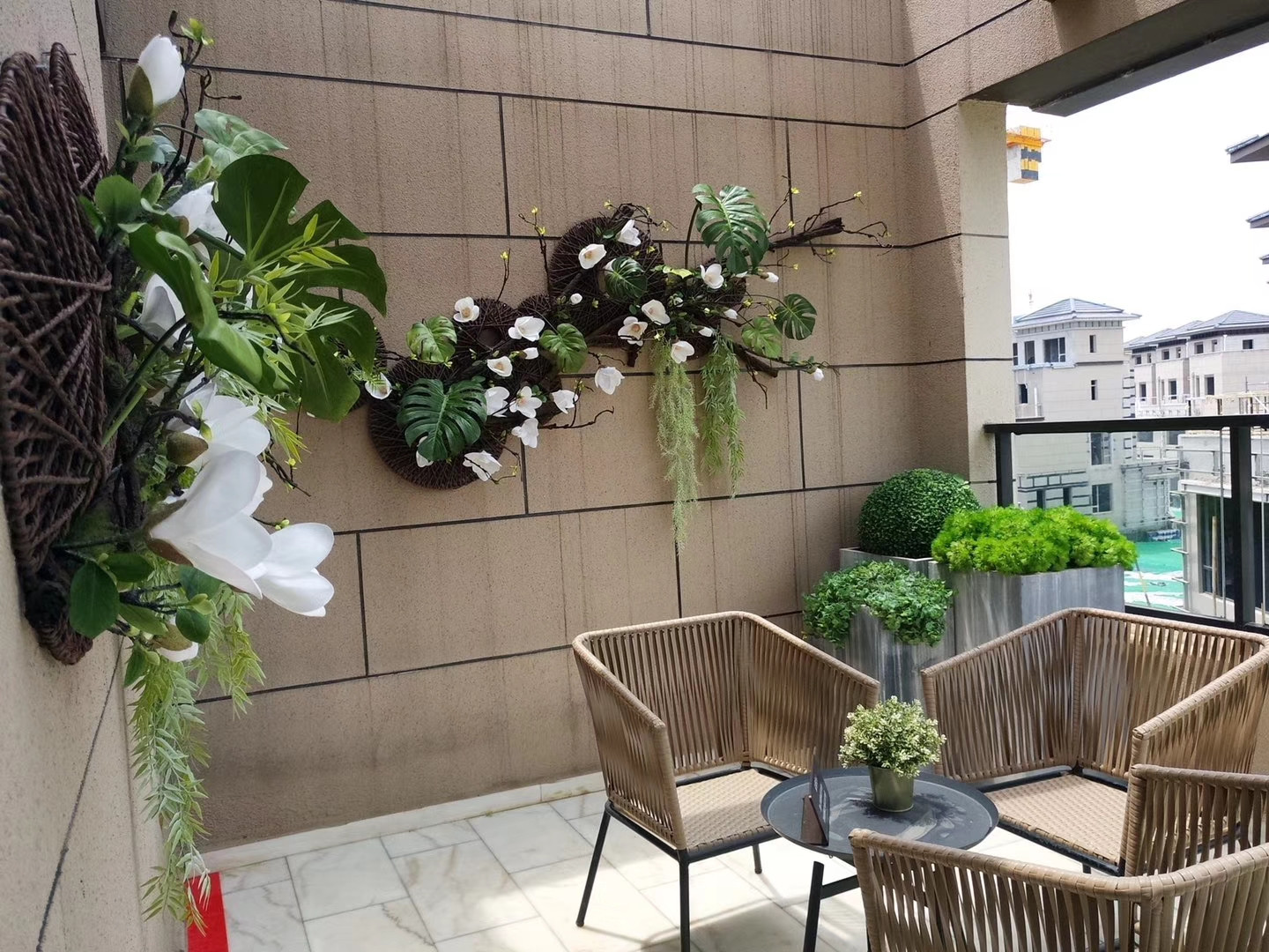 仿真植物-广西柳州钱隆御园售楼部与钱隆江景售楼部 (3)