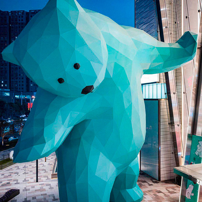 室外大型玻璃钢雕塑-大熊 (4)
