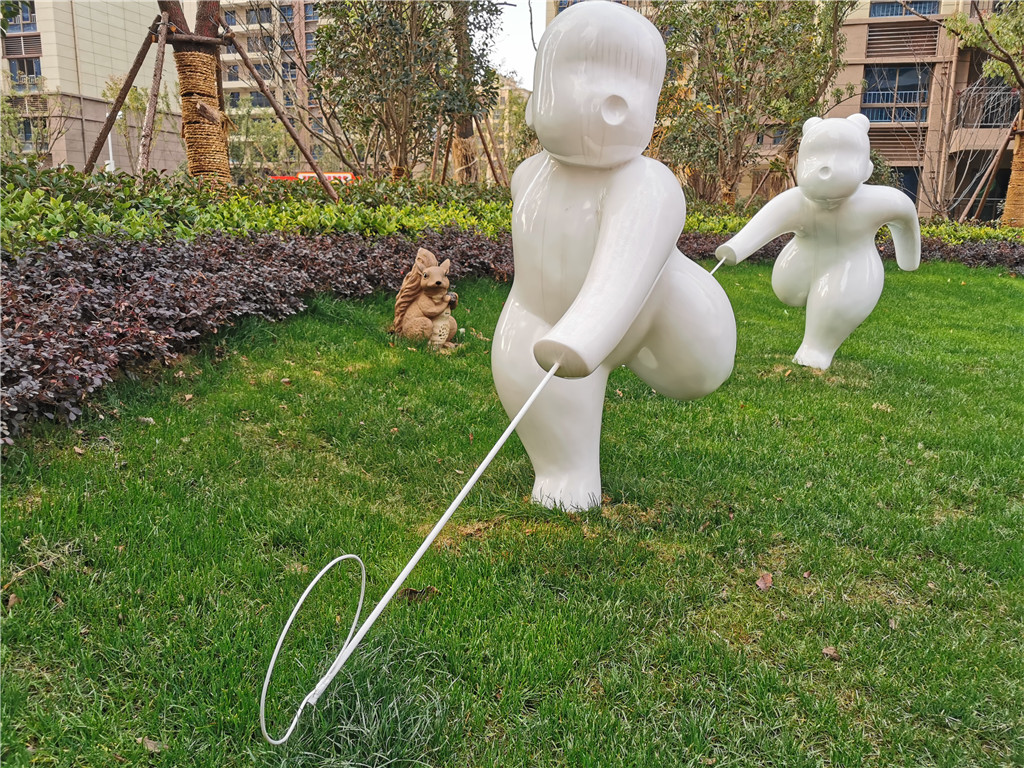 成都蓉馨玻璃钢雕塑，安徽碧桂园公园里项目案例 (2)
