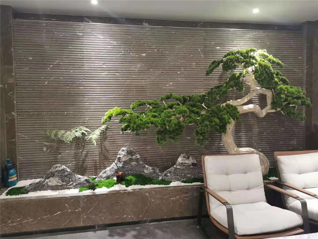 成都仿真树制作，浙商创投中心办公室改造 (2)